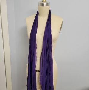Purple Scarf One Size